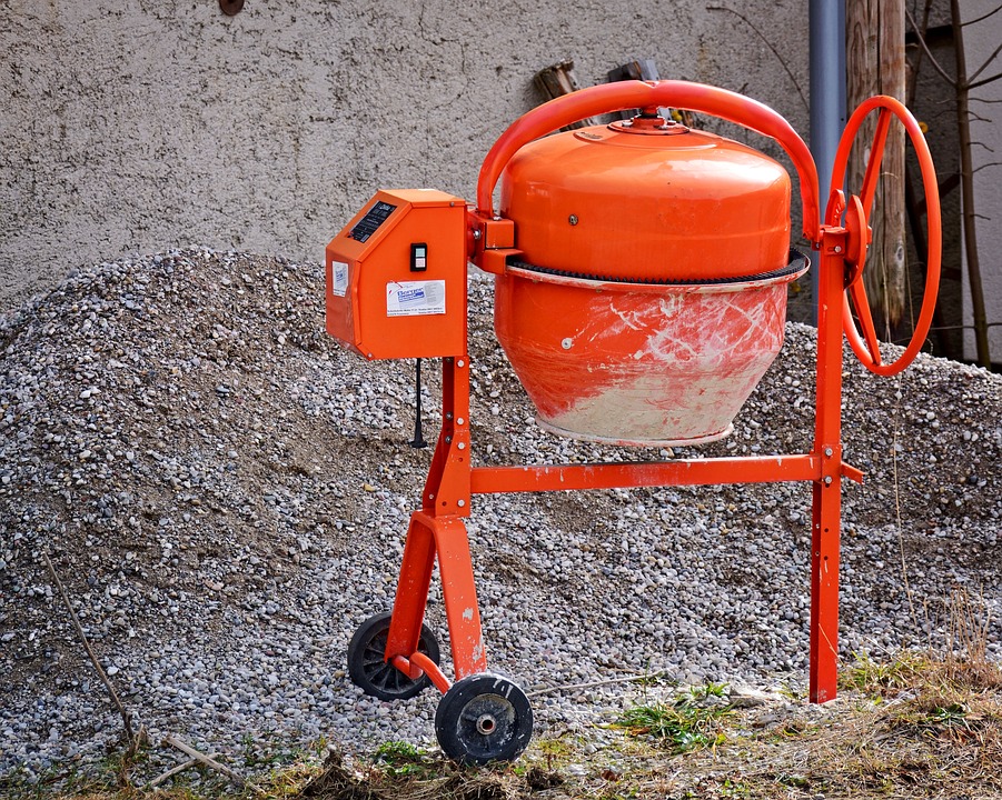 Concrete Mixer Work Craft Concrete